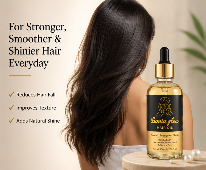Lumia Glow Hair Oil – The Secret to Radiant, Strong Hair